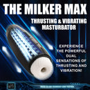 The Milker Max Thrusting and Vibrating Masturbator showcasing its powerful design and sensations.