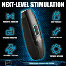 The Milker Max Thrusting and Vibrating Masturbator features powerful vibration and dynamic thrusting for ultimate pleasure.