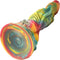 Creature Cocks Majestic Merman 10-inch fantasy dildo with iridescent rainbow colors and textured design for intense pleasure.