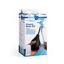 CleanStream Enema Bulb Kit with 3 Attachments Black packaging, featuring bulb and attachments for comfortable use.