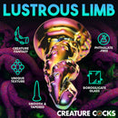 Creature Cocks Enchantress Rainbow Glass Dildo - Image 5
