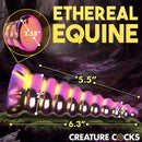 Creature Cocks Twilight Rainbow Glass Dildo - Image 4