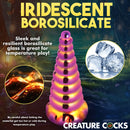 Creature Cocks Twilight Rainbow Glass Dildo - Image 7