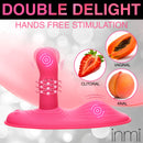 Spin n' Grind Rotating and Vibrating Silicone Sex Grinder for hands-free stimulation with dual action design.