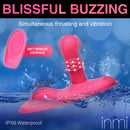 Spin n' Grind Rotating and Vibrating Silicone Sex Grinder for blissful buzzing with simultaneous thrusting and vibration.
