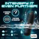 Image showcasing LoveBotz The Milker Stamina Automatic Suction Masturbator with 3 speeds and 7 vibration patterns.