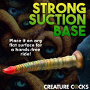 Tenta-Dick Tentacle Silicone Dildo with strong suction base for hands-free use on any flat surface.
