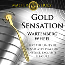 Master Series Gold Sensation Wartenberg Wheel for sensitivity play and exquisite pleasure.