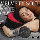 Bedroom Bliss Red Heart Bondage Love Pillow with velvety soft cover, water-resistant inner, and removable machine washable covers.