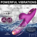 Bumping Bunny Thrusting & Pulsing Silicone Rabbit Vibrator showcasing powerful vibrations and waterproof features.
