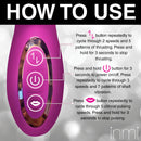 How to use the Bumping Bunny Thrusting & Pulsing Silicone Rabbit Vibrator with control buttons and functions.