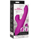 Bumping Bunny Thrusting & Pulsing Silicone Rabbit Vibrator packaging featuring a vibrant pink design.