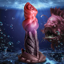 Creature Cocks Deep Diver Silicone Dildo with a sculpted design in an underwater scene.