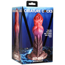 Creature Cocks Deep Diver Silicone Dildo packaging showcasing a vibrant sea creature design.