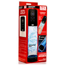Size Matters Sucking Penis Pump with Digital Display showcasing powerful suction, digital display, and waterproof features.