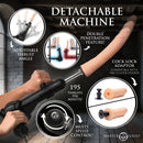 Ultimate Enforcer Forced Orgasm Tower with Sex Machine featuring detachable machine and adjustable thrust angle.