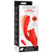 Lickgasm Deep Kiss Kissing Silicone Rabbit Vibrator Red packaging showcasing its dual stimulation and kissing feature.