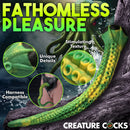 Creature Cocks Titan Tentacle Extra Long Silicone Dildo with textured suction surface and harness compatibility.