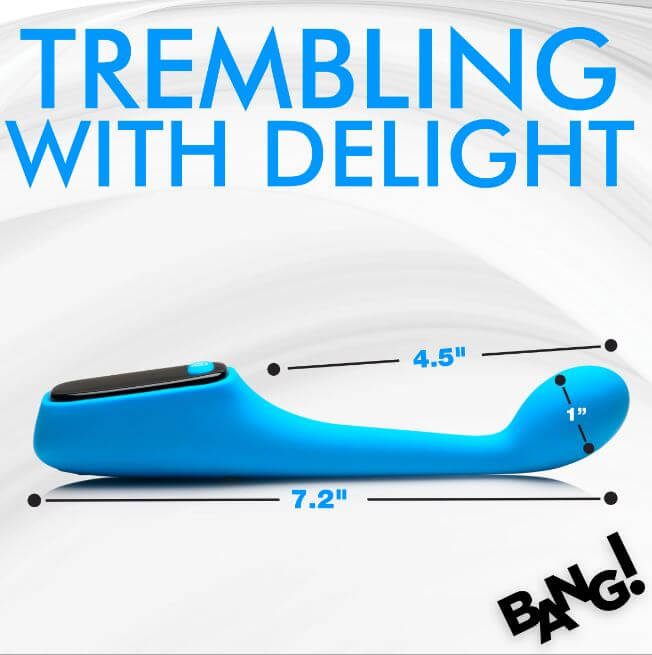 Digital G-Spot Vibrator in blue with 3 speeds and 7 vibration patterns, designed for ultimate comfort and pleasure.