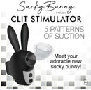 SUCKY BUNNY CLIT STIMULATOR BLACK-0