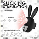 SUCKY BUNNY CLIT STIMULATOR BLACK-1