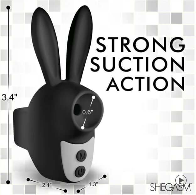 SUCKY BUNNY CLIT STIMULATOR BLACK-2
