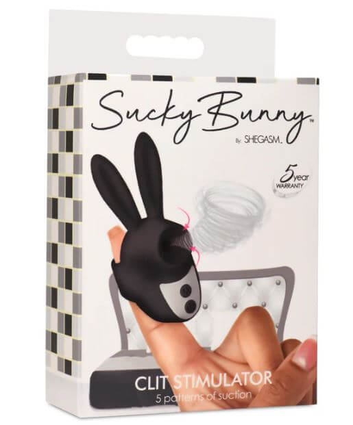SUCKY BUNNY CLIT STIMULATOR BLACK-4