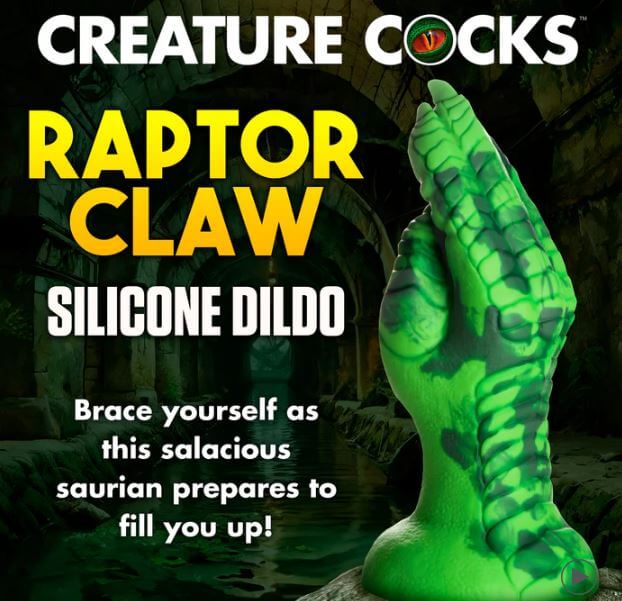 CREATURE COCKS RAPTOR CLAW FISTING SILICONE DILDO-2