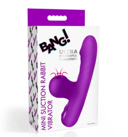 MINI SUCTION RABBIT VIBRATOR PURPLE-4
