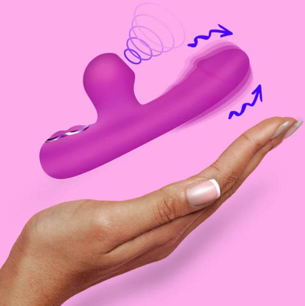 MINI SUCTION RABBIT VIBRATOR PURPLE-5