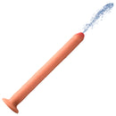 Hosed 15 Inch Thick Silicone Enema Hose Flesh with realistic design and water flowing from the tip.