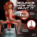 Lovebotz Bangin' Bench with Thrusting and Vibrating Dildo showcased for hands-free sessions and adjustable angles.