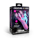 Tenta-Come Come-Hither Tentacle Silicone Vibrator packaging by Creature Cocks with featured design and features.