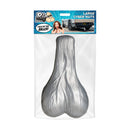 Big Ballers Large Cyber Nuts Truck Hitch Gag Gift Grey packaging with humorous design for vehicle decor.