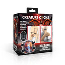 Hell's Angel Vibrating Silicone Grinder packaging showcasing design and features for intense pleasure.
