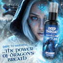 Creature Cocks Deep Throat Spearmint Numbing Spray cooling sensation with fairy and dragon backdrop.