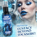 Creature Cocks Deep Throat Spearmint Numbing Spray bottle with icy theme and stylish model.