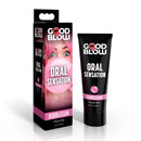 Good Blow Oral Sensation Bubblegum Flavor Gel 1.5 Oz tube and packaging with bubblegum design.