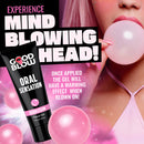 Good Blow Oral Sensation Bubblegum Flavor Gel 1.5 Oz packaging and promotional image featuring bubblegum flavor.