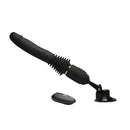 Master Series Ultimate Power Pounder Thrusting Dildo Black with remote control and suction base.