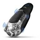 The Milker Pleasure Grip Sucking and Vibrating Masturbator with textured design and vibration features.