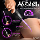 Zeus Electrosex Ultimate Edition Violet Wand Set E-STIM bulb attachments for stimulating bedroom play