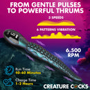 Creature Cocks Tentavibe Silicone Tentacle Vibrator with 3 speeds and 6 patterns of vibration.