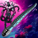 Creature Cocks Tentavibe Silicone Tentacle Vibrator featuring a textured tentacle shaft and metallic finish.