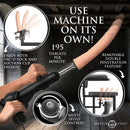 Master Series Enforcer Chair with Sex Machine features 195 thrusts per minute and removable double penetration feature.