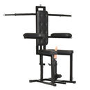 Master Series Enforcer Chair with Sex Machine, black bondage chair with motorized thrusting feature.
