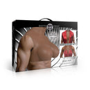 Perky Pair G-Cup Silicone Breasts Dark packaged with crop top styles from Master Series.