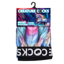 Creature Wear Mystique Unicorn Boxer Shorts Small in colorful mystical print and unique design.