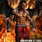 Creature Cocks Underwear Horny Devil X LARGE modeled by muscular man with black wings and devilish traits.