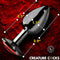 Creature Cocks Red Eye Metal Butt Plug Small with measurements and nickel-free design.